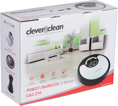 Робот-пылесос Clever&Clean Z10, коробка