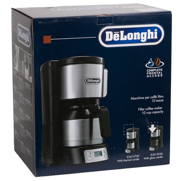 капельные кофеварки Smile KA 783, DeLonghi ICM 15250 и Kenwood CM041