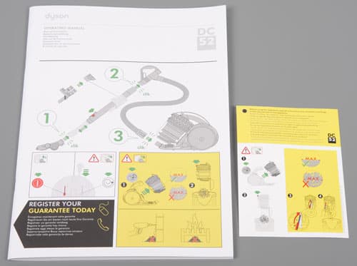 Пылесос Dyson DC52 Animal Complete. Документация.