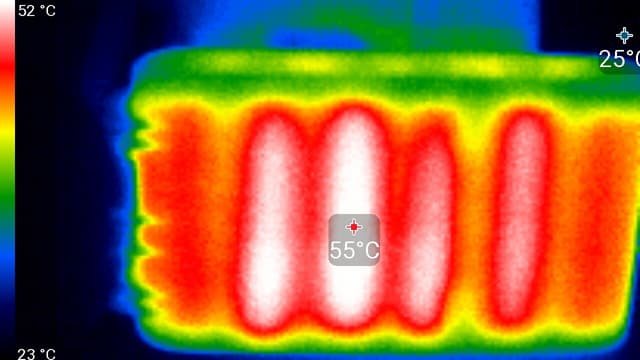 Пылесос Dyson V8 Absolute, термоснимок
