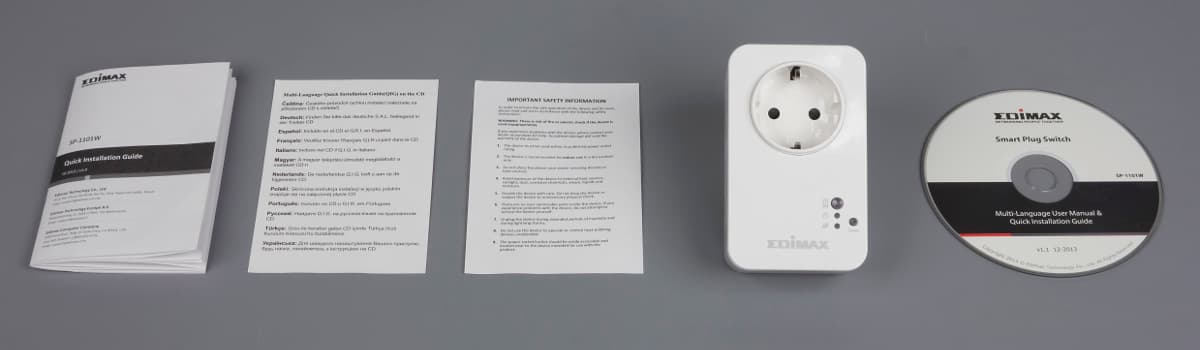 Комплект поставки Edimax SP-1101W
