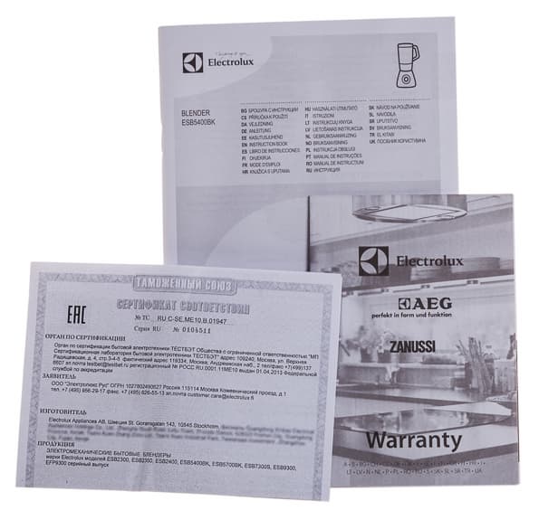 Блендер Electrolux ESB5400BK