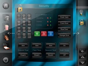Интерфейс Xenon GUI системы iRidium Интерфейс Xenon GUI системы iRidium