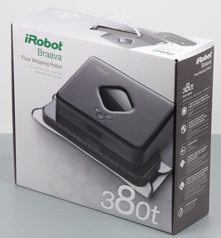 iRobot Braava 380t, коробка iRobot Braava 380t, коробка
