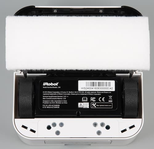 iRobot Braava jet. Вид снизу