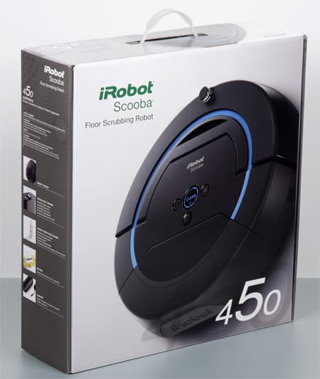 Моющий робот-пылесос iRobot Scooba 450, коробка Моющий робот-пылесос iRobot Scooba 450, коробка