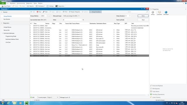 Работа над проектом в ETS