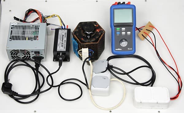 Методика тестирования бытовых источников света, источник питания Методика тестирования бытовых источников света, источник питания
