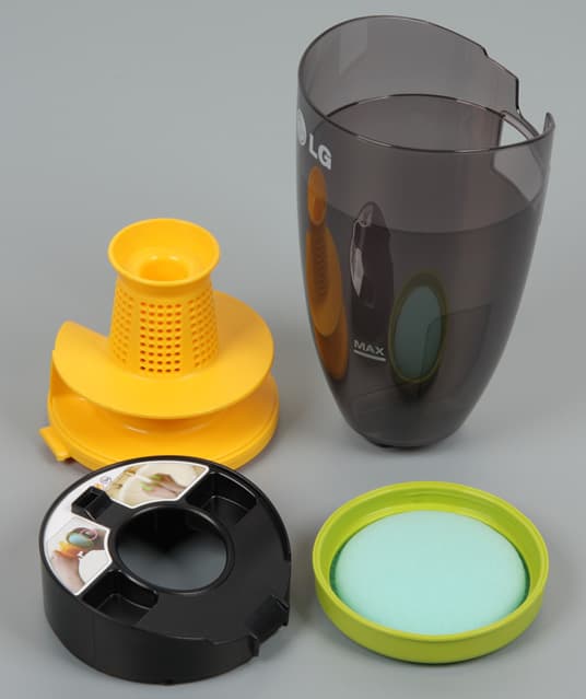 Пылесос LG CordZero 2в1 (VSF7300SCWC), пылесборник