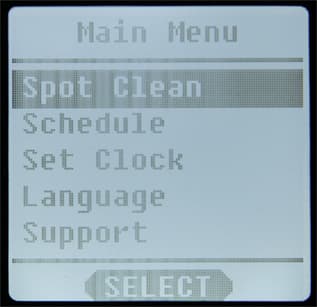 Робот-пылесос Neato XV Signature Pro, экран