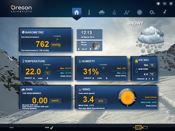 Программа станции Oregon Scientific WMR89