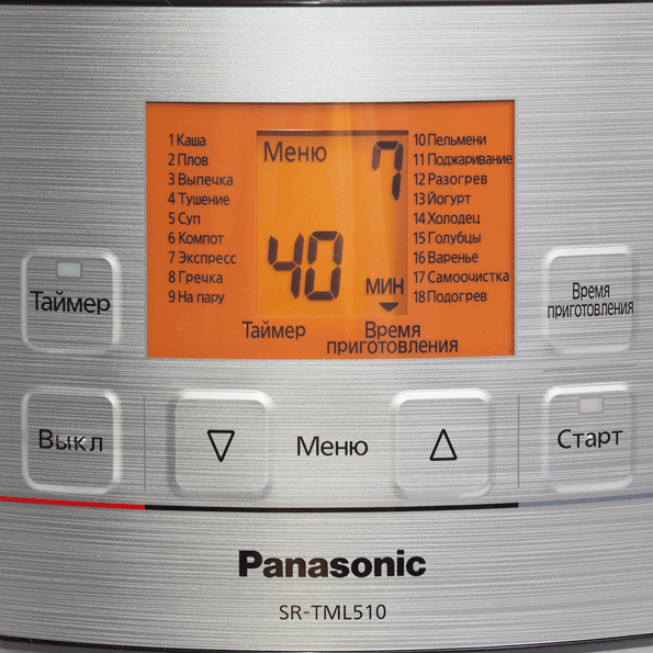 Мультиварка Panasonic SR-TML510
