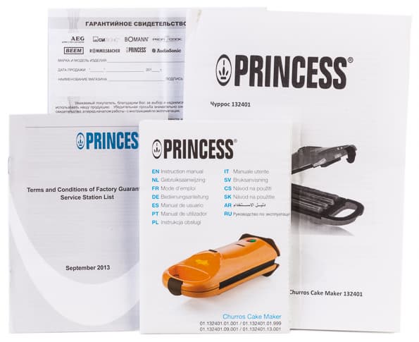 чуррос-мейкер Princess Churros Cake Maker 132401