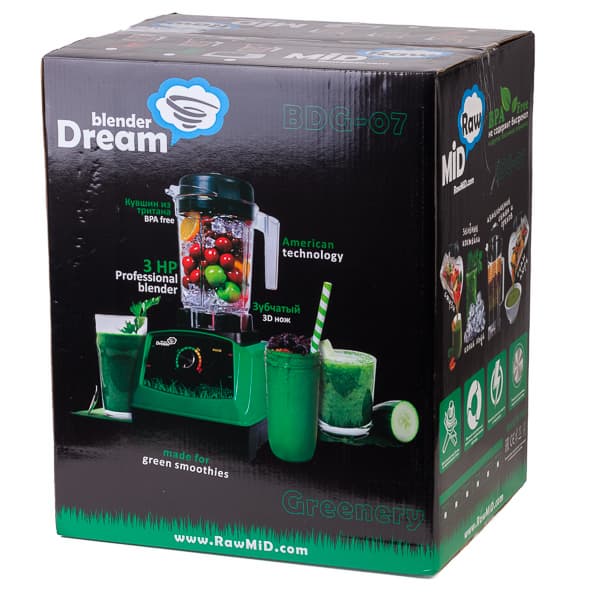 Профессиональный блендер Rawmid Dream Greenery BDG-07