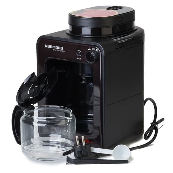 Redmond RCM-M1505S кофеварка с кофемолкой и управлением по Bluetooth