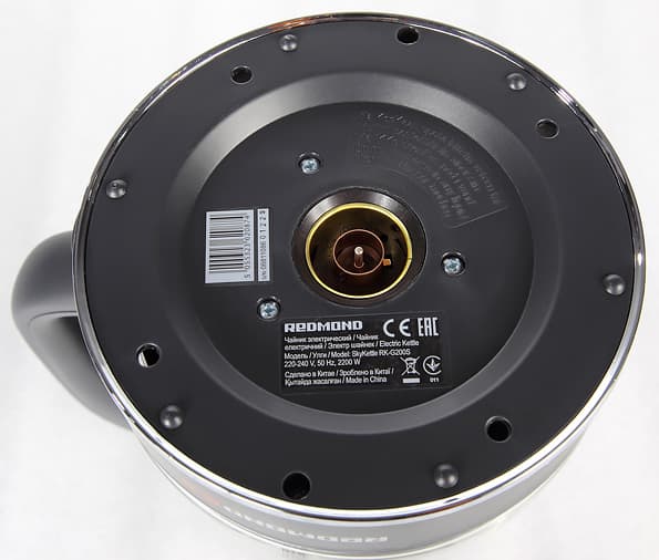 Электрический чайник Redmond RK-G200S с подсветкой и управлением по Bluetooth