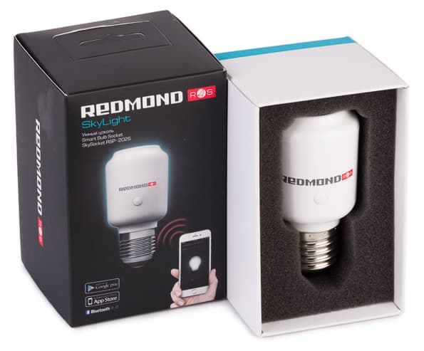 Гаджеты для Redmond Sky Home: розетка, цоколь и трекер