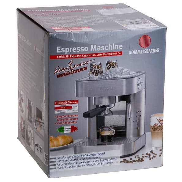 кофеварки-эспрессо Rommelsbacher EKS 2000 и DeLonghi EC680, и кофемашина Philips Saeco Xsmall HD8745