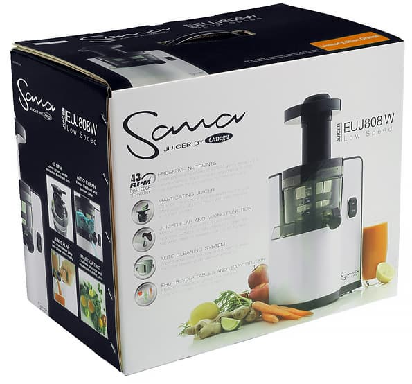 Вертикальная шнековая соковыжималка Sana EUJ808