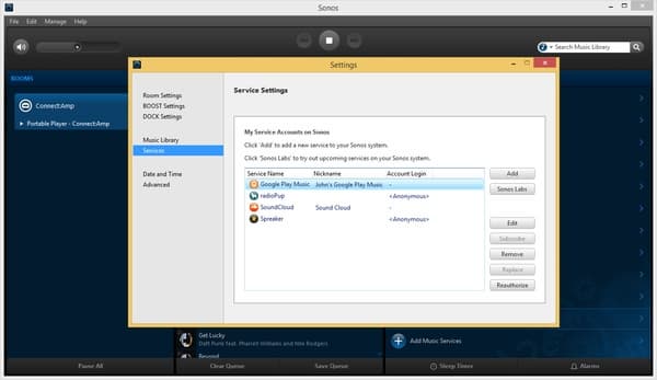 Программное обеспечение Sonos Controller