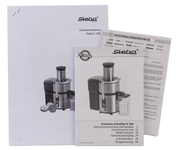 Центробежная соковыжималка Steba E160