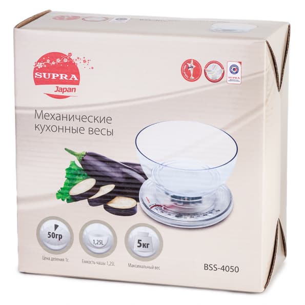 кухонные весы Supra BSS-4050