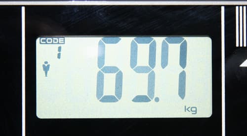 Напольные весы Unit UBS-2056. Дисплей