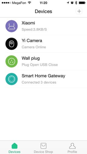 Программа Xiaomi Smart Home
