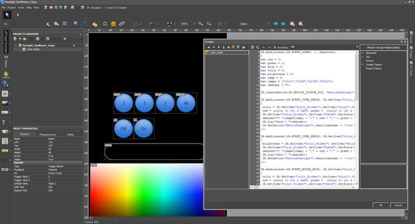 Создание программы управления в iRidium Mobile