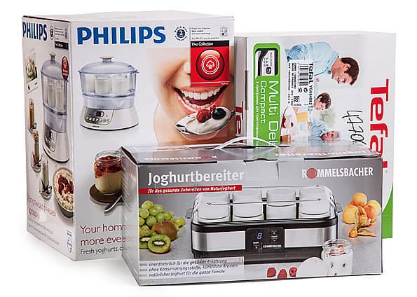 йогуртницы Rommelsbacher, Tefal и Philips