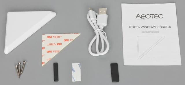Комплект поставки Aeotec Door Window Sensor 6 (ZW112)