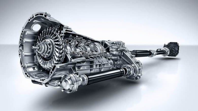 АКПП 9G-Tronic в сборе с раздаточной коробкой и карданными передачами