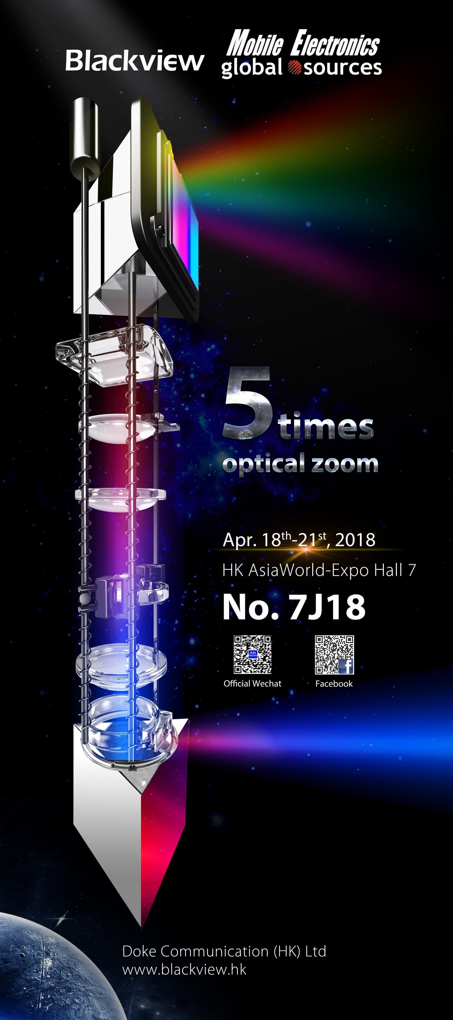 Blackview выпустит защищенный смартфон с пятикратным оптическим зумом