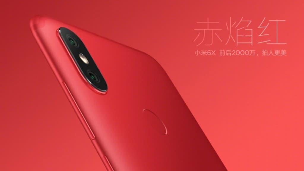 Смартфон Xiaomi Mi 6X будет предложен, как минимум, в пяти цветах