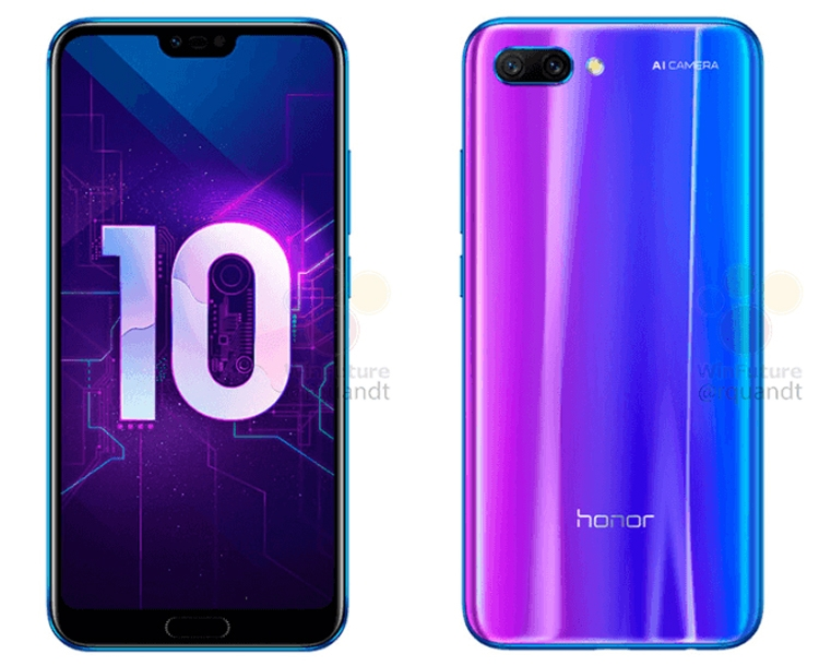 Honor 10 может оказаться первым смартфонов бренда с подэкранным дактилоскопическим датчиком