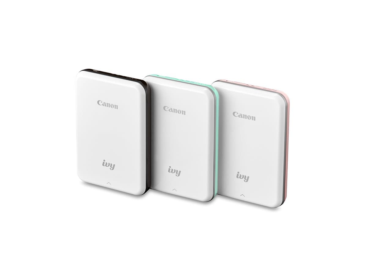 В миниатюрном фотопринтере Canon IVY используется технология ZINK Zero-Ink