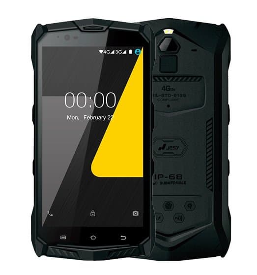Смартфон Jesy J9S надежно защищен от внешних воздействий