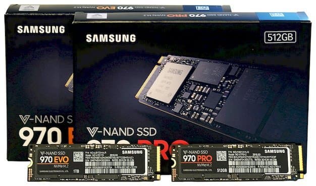 Цены на SSD Samsung 970 Pro и 970 Evo оказались ниже заявленных изначально