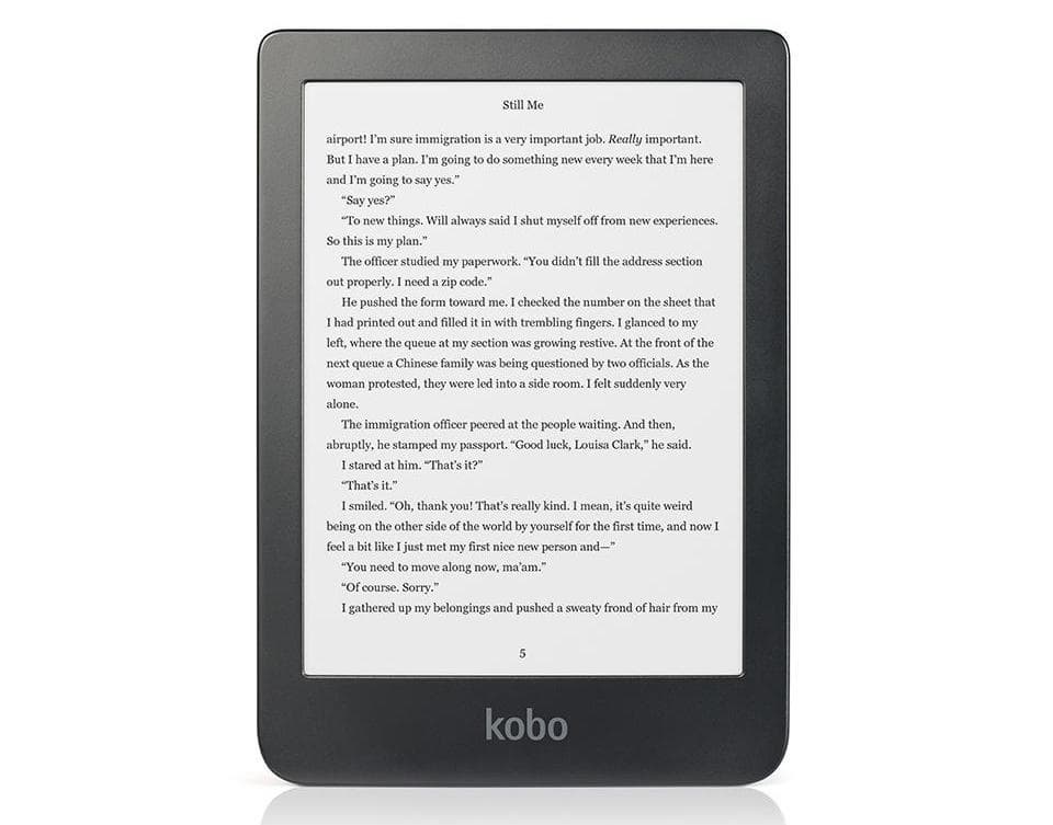 Электронная книга Kobo Clara HD предлагает типичные параметры за типичную цену
