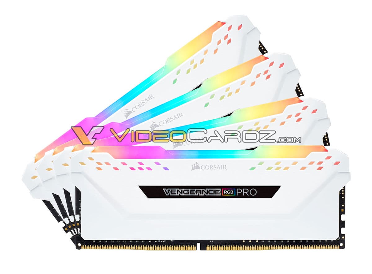 Появились изображения модулей памяти Corsair Vengeance RGB PRO