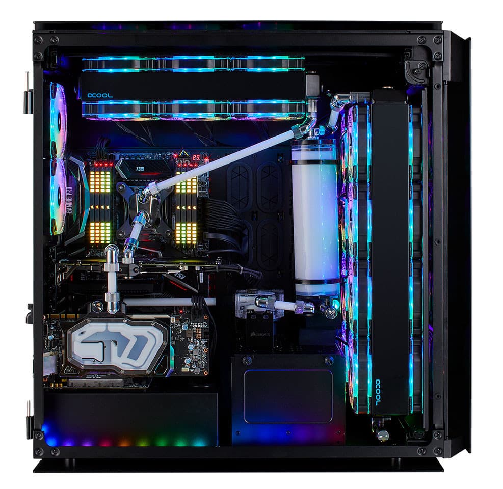 В корпусе Corsair Obsidian 1000D категории super-tower можно собрать две системы одновременно