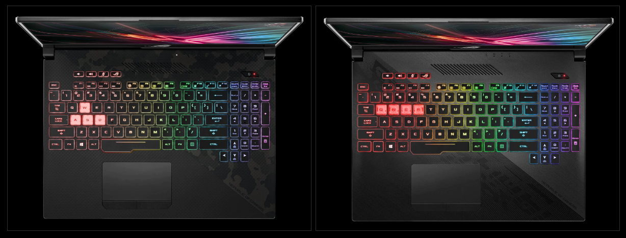 Игровые ноутбуки Asus ROG Strix Scar II и ROG Strix Hero II нацелены на фанатов разных игровых жанров