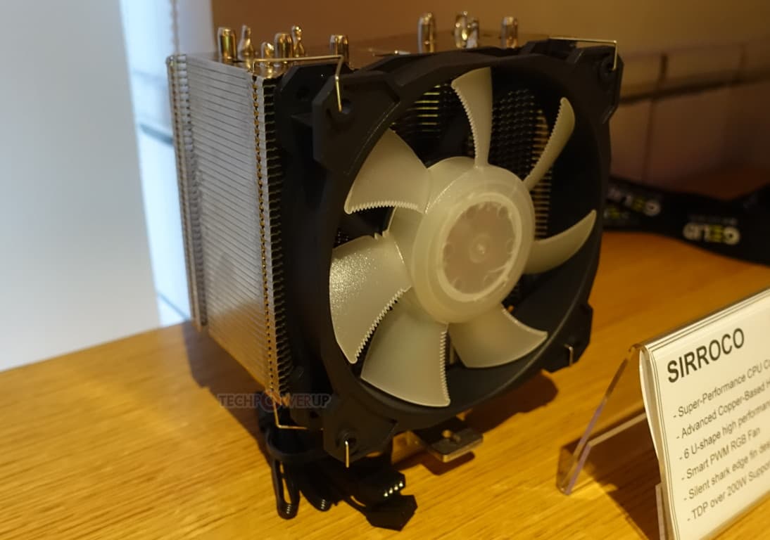 Система охлаждения GELID Sirroco подойдет для процессоров с TDP 200 Вт и более