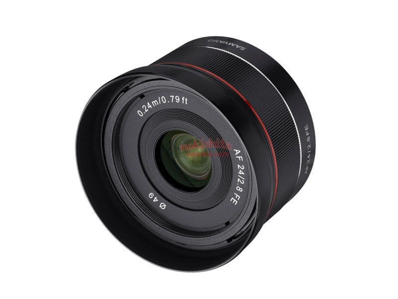 Появились первые изображения объектива Samyang AF 24mm F2.8 FE