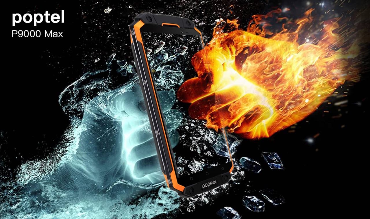 Защищенный смартфон Poptel P9000 Max получил аккумулятор емкостью 9000 мА•ч