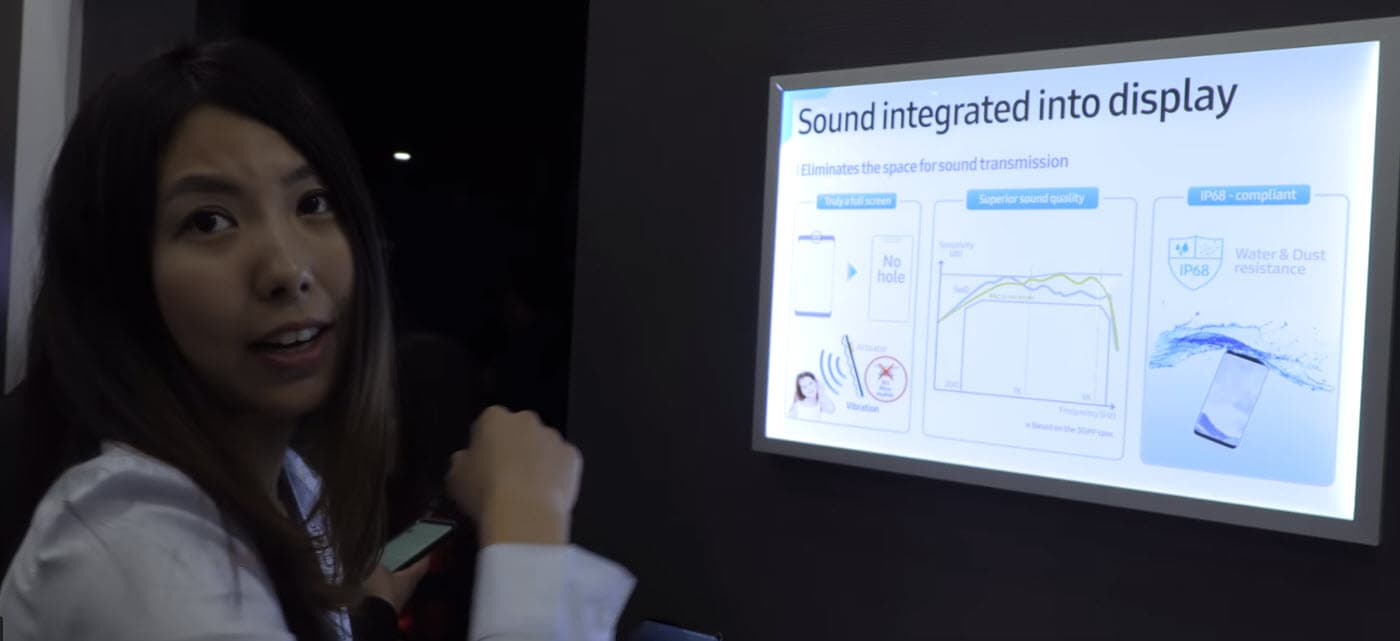 Экран Samsung Galaxy S10 может занимать 100% лицевой панели 