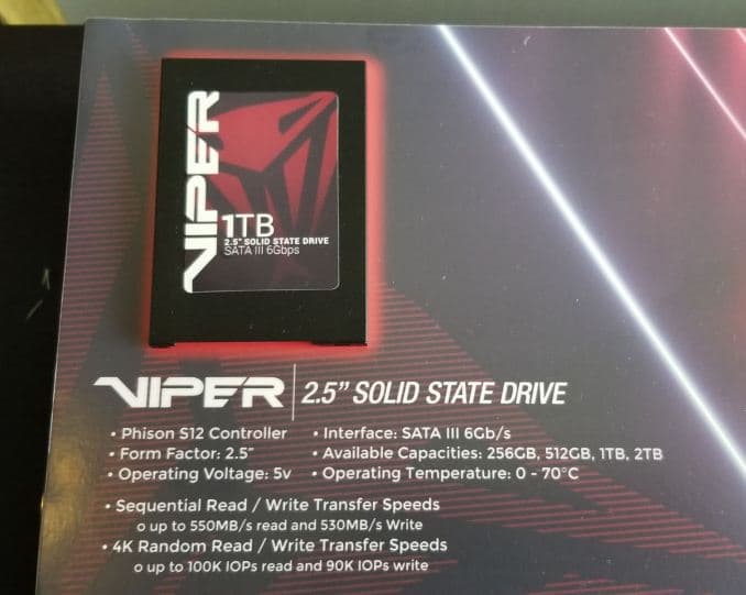 SSD Viper типоразмера 2,5 дюйма