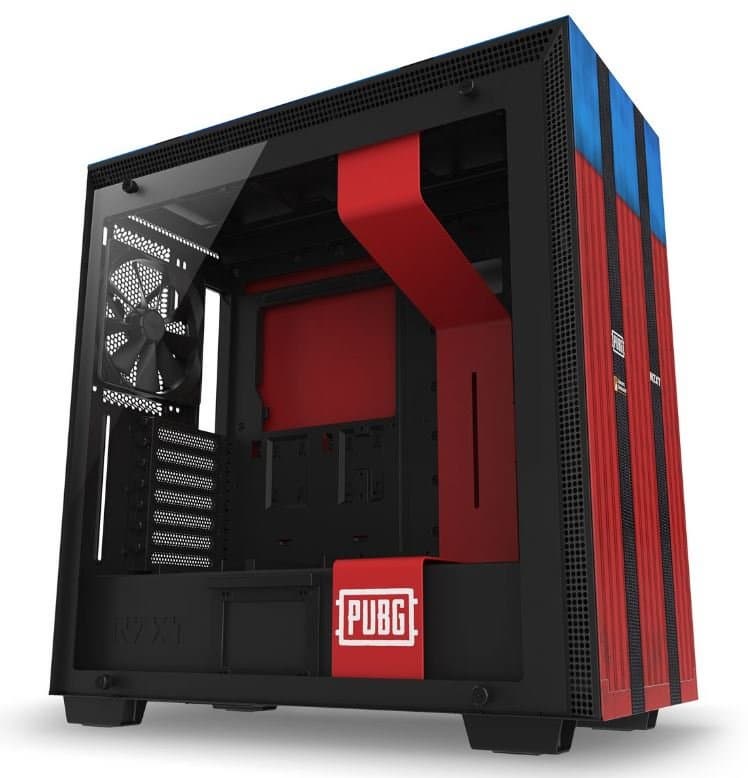 Компьютерный корпус CRFT 01 - H700 PUBG Limited Edition оформлен в стиле игры PUBG