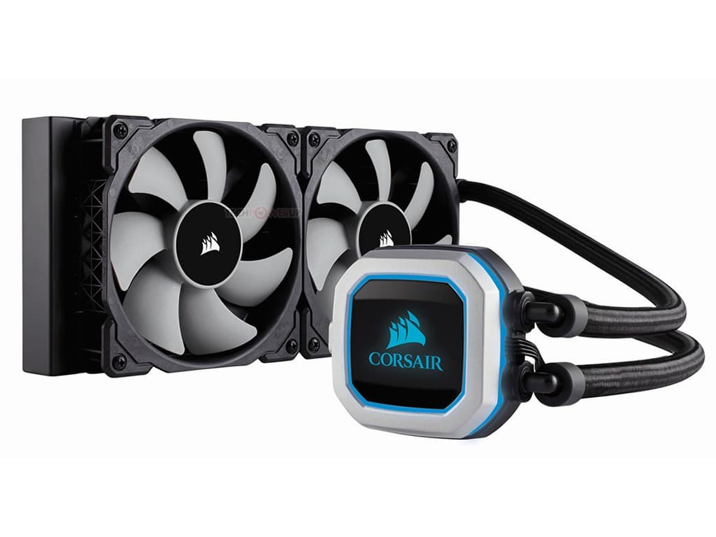 Вентиляторы СВО Corsair Hydro H100i Pro включаются только при необходимости
