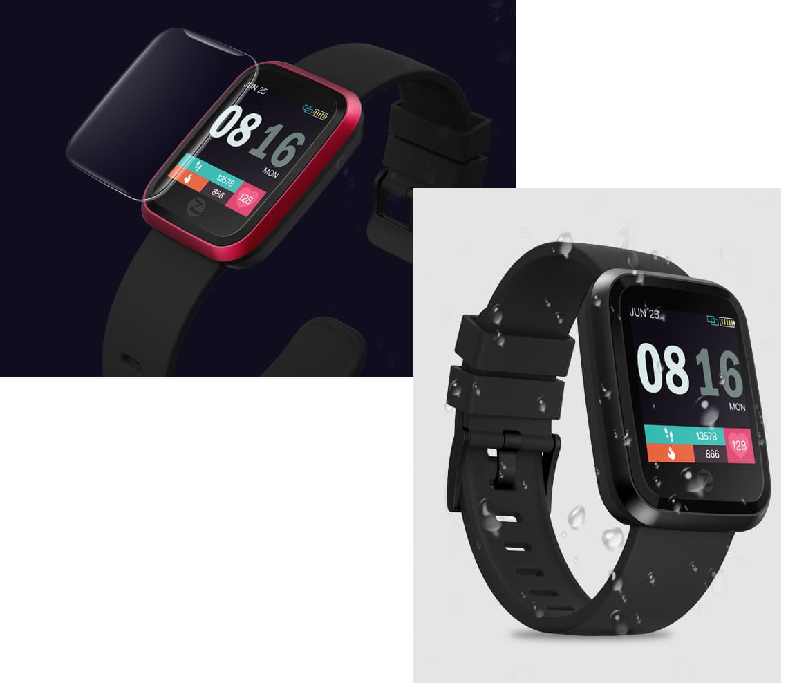 Умные часы Zeblaze Crystal 2 с функцией измерения пульса и степенью защиты IP67 стоят менее 25 долларов